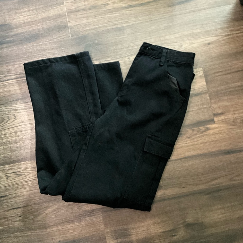 Baggy, cargo, black jeans